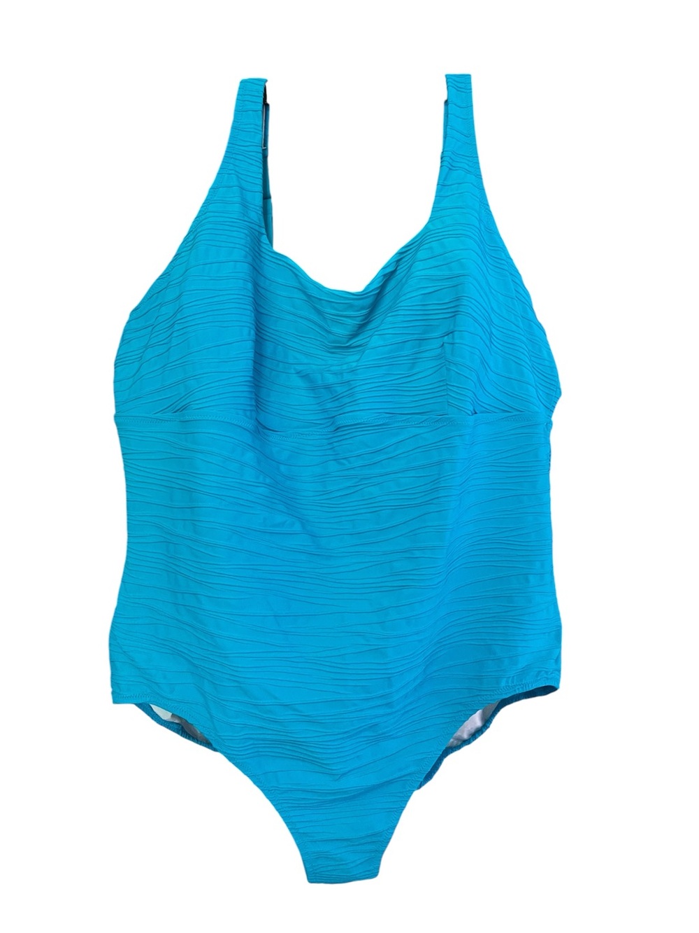 Woman’s plus size Lands End One piece textured bathing suit size 26w adjustable